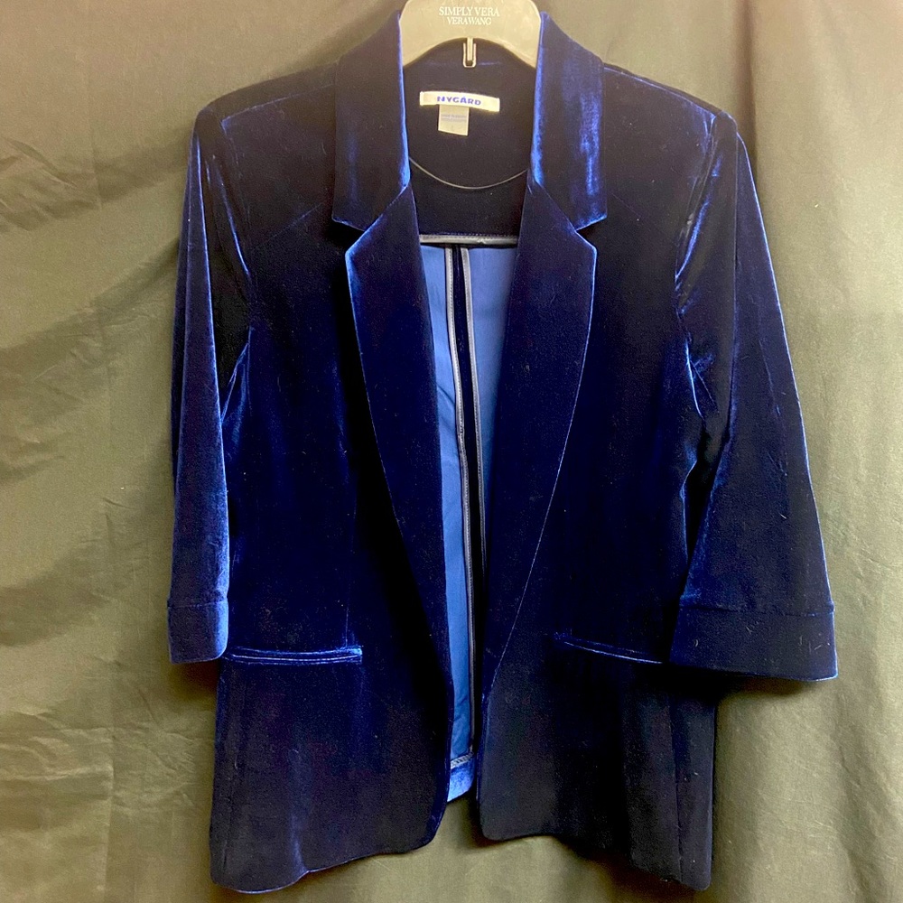 Blue Velvet Jacket